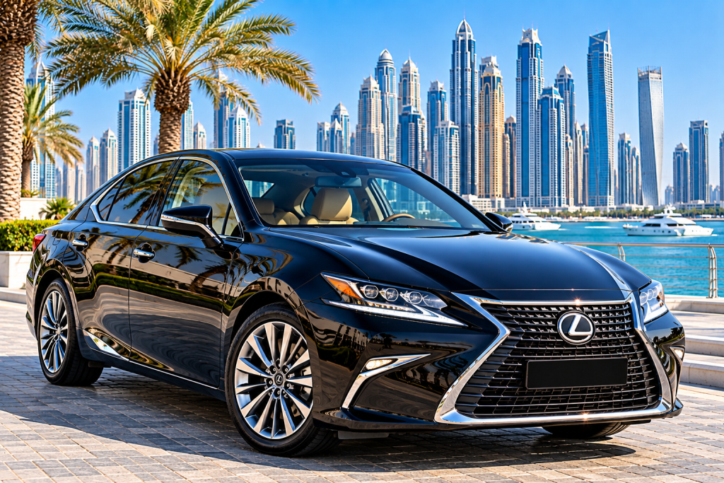 Lexus E350 Dubai Private Chauffeur Service | Luxury Car with Driver